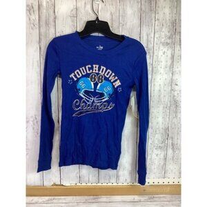 Est. 1989 Place Girls Blue Slouchy Pullover Touch Down 66 Champs T-Shirt Kids